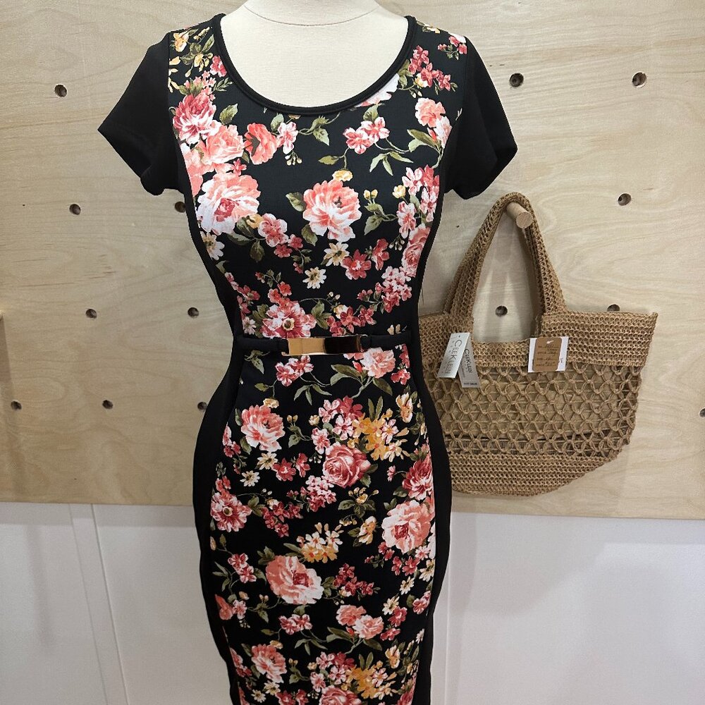 Floral Silhouette Dress